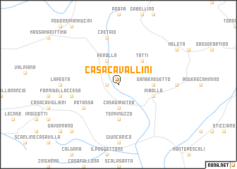 map of Casa Cavallini