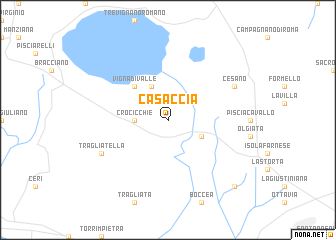 map of Casaccia