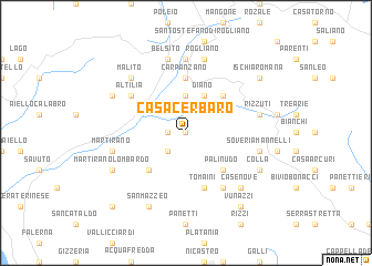 map of Casa Cerbaro