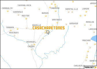 map of Casa Chapetones