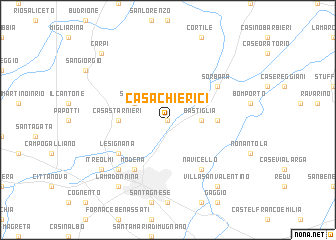map of Casa Chierici
