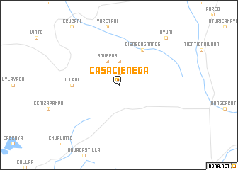 map of Casaciénega