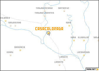 map of Casa Colorada