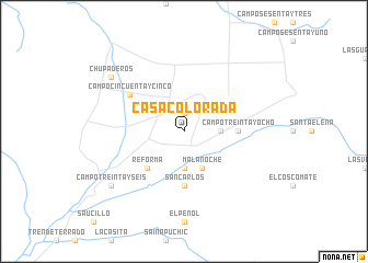 map of Casa Colorada