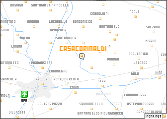 map of Casa Corinaldi