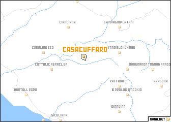 map of Casa Cuffaro