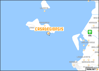 map of Casa De Giorgis
