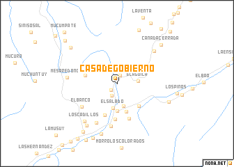 map of Casa de Gobierno