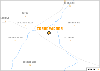 map of Casa de Janos