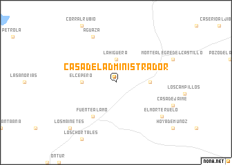 map of Casa del Administrador