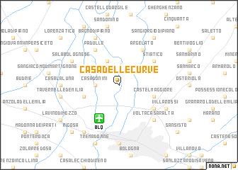 map of Casa delle Curve