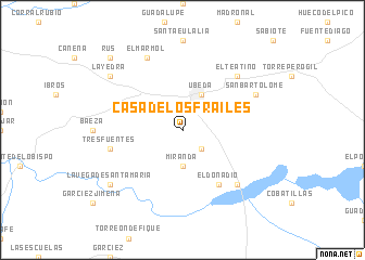 map of Casa de los Frailes