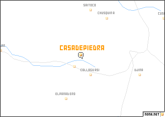 map of Casa de Piedra