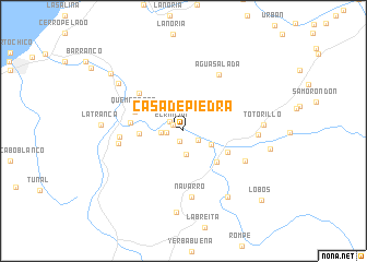 map of Casa de Piedra