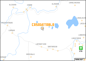 map of Casa de Tabla