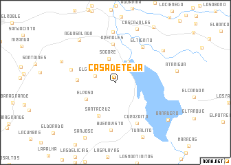 map of Casa de Teja