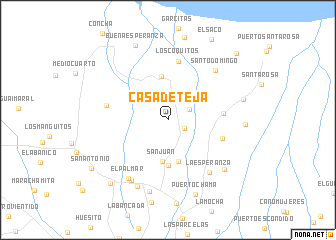 map of Casa de Teja