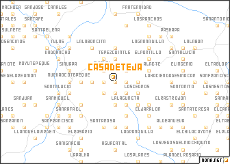 map of Casa de Teja