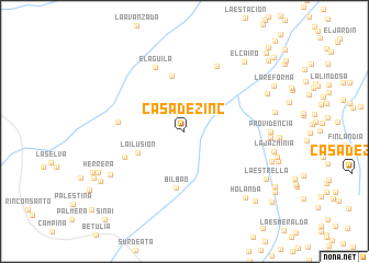 map of Casa de Zinc