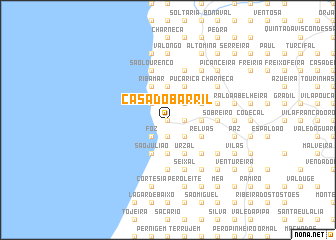 map of Casa do Barril