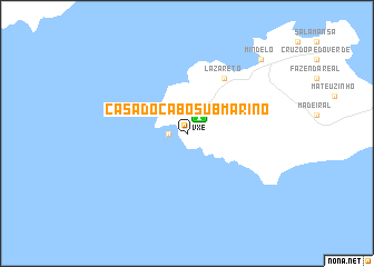 map of Casa do Cabo Submarino