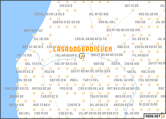 map of Casa do Depois Vem