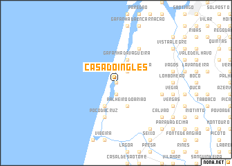 map of Casa do Inglês