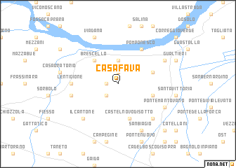 map of Casa Fava