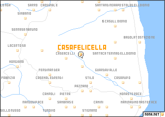 map of Casa Felicella