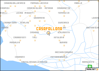 map of Casa Follona