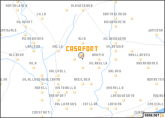 map of Casafort