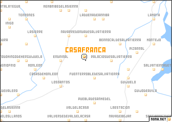 map of Casafranca
