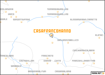 map of Casa Francomanno