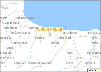 map of Casa Frasso