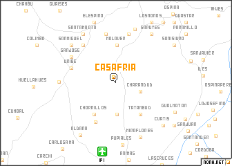 map of Casafría