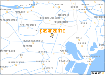 map of Casa Fronte
