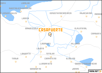 map of Casa Fuerte