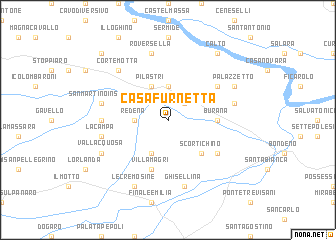 map of Casa Furnetta