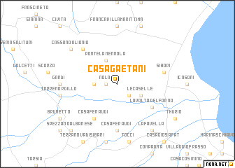 map of Casa Gaetani