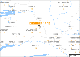 map of Casa Germano