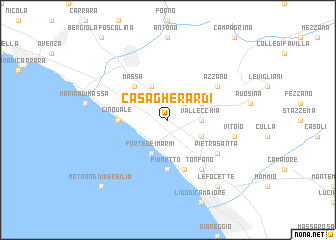 map of Casa Gherardi