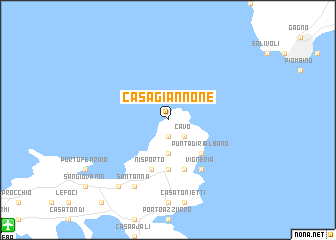 map of Casa Giannone