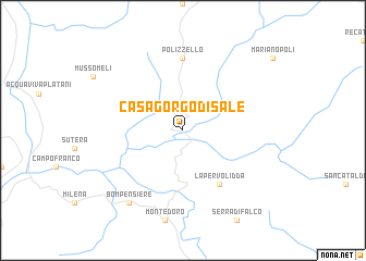 map of Casa Gorgo di Sale