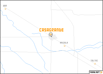 map of Casa Grande