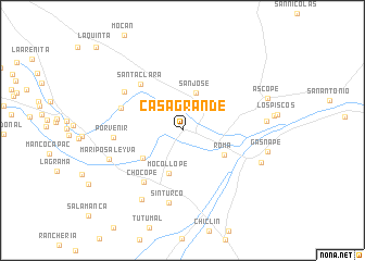 map of Casa Grande