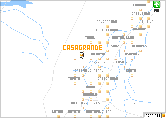 map of Casa Grande