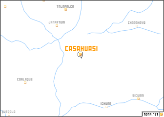 map of Casahuasi