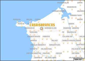 map of Casais Brancos