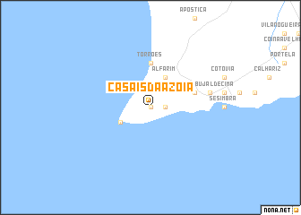 map of Casais da Azoia