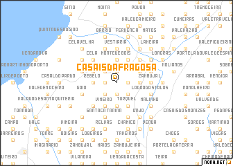 map of Casais da Fragosa